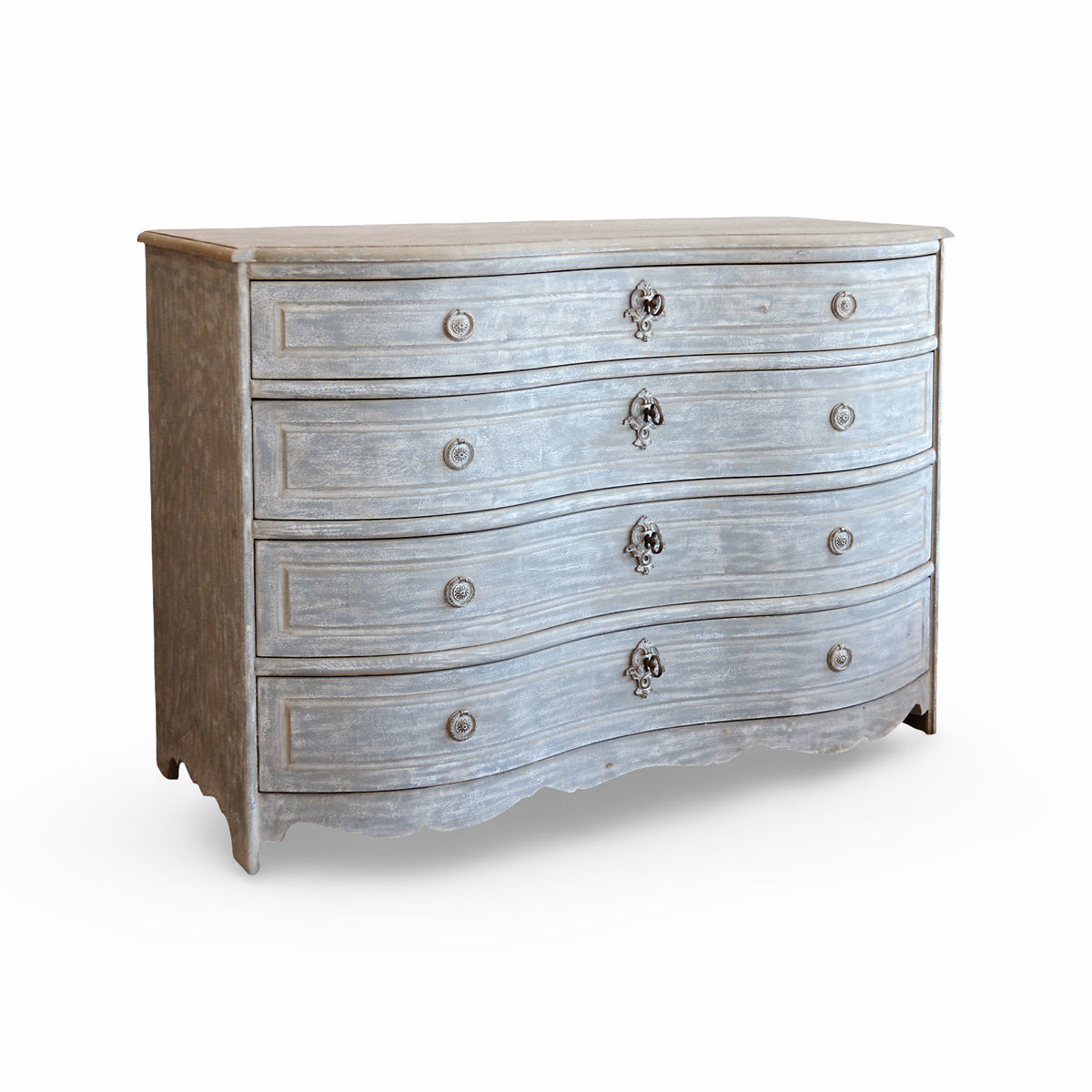 Lori Four Drawer Chest in French Blue