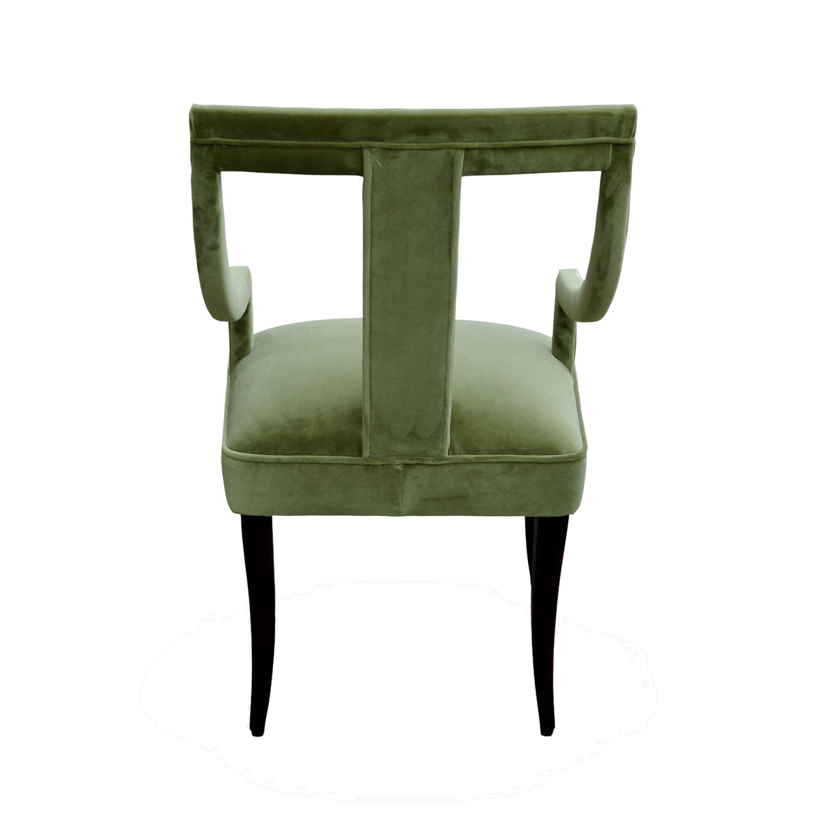 Arm Chair in Green Velvet