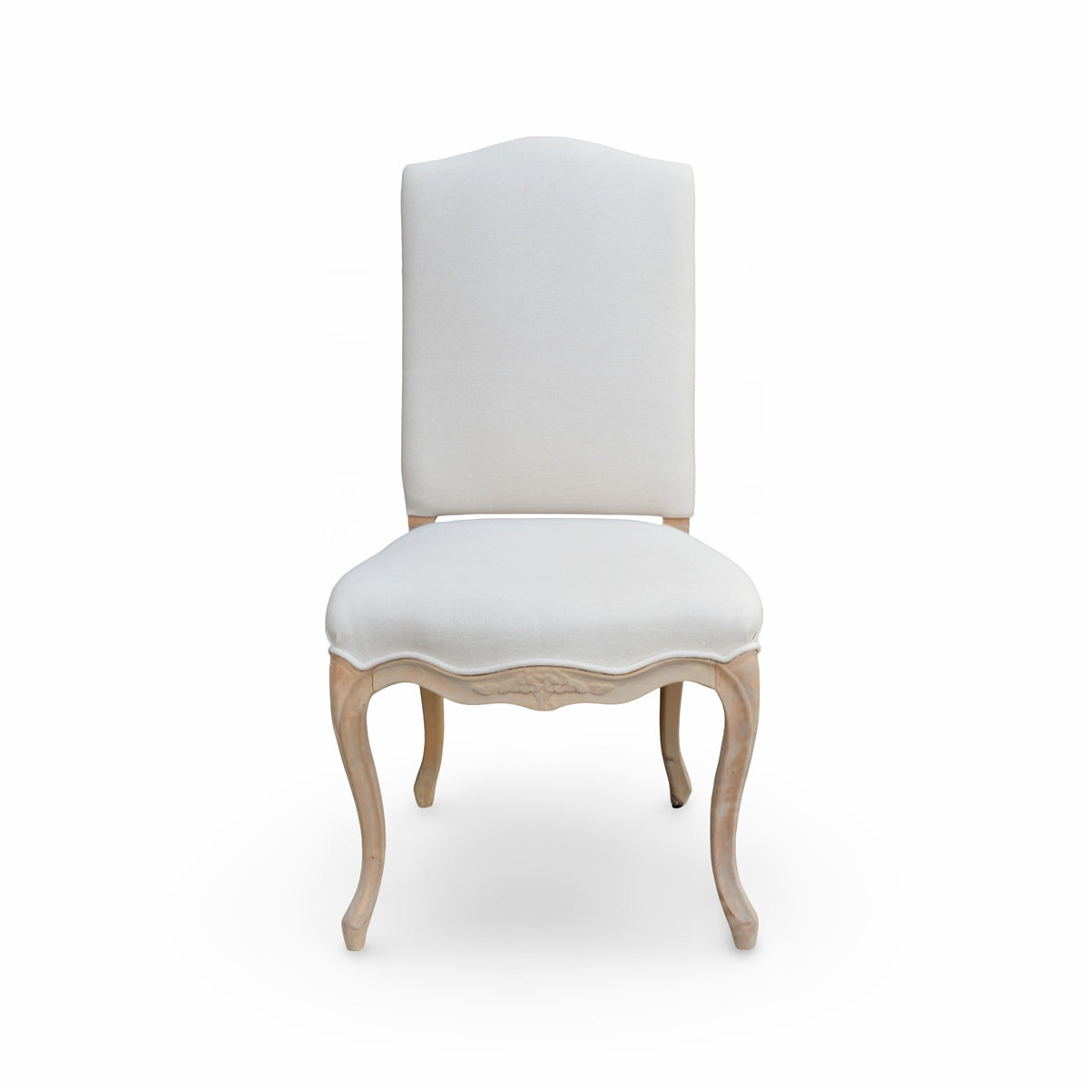 Cathy Dining Chair in Distressed Pine and Linen