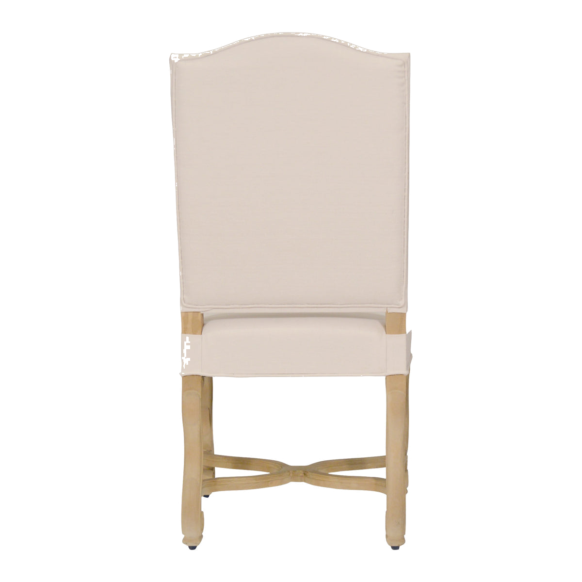 Fabiola Dining Chair Carved Oak/Linen