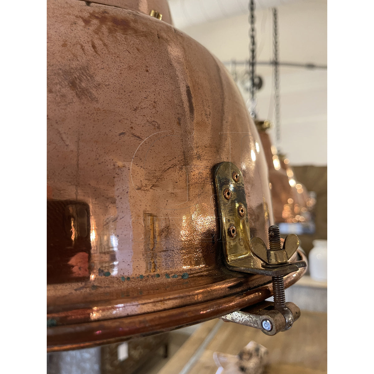 Copper Hanging Light