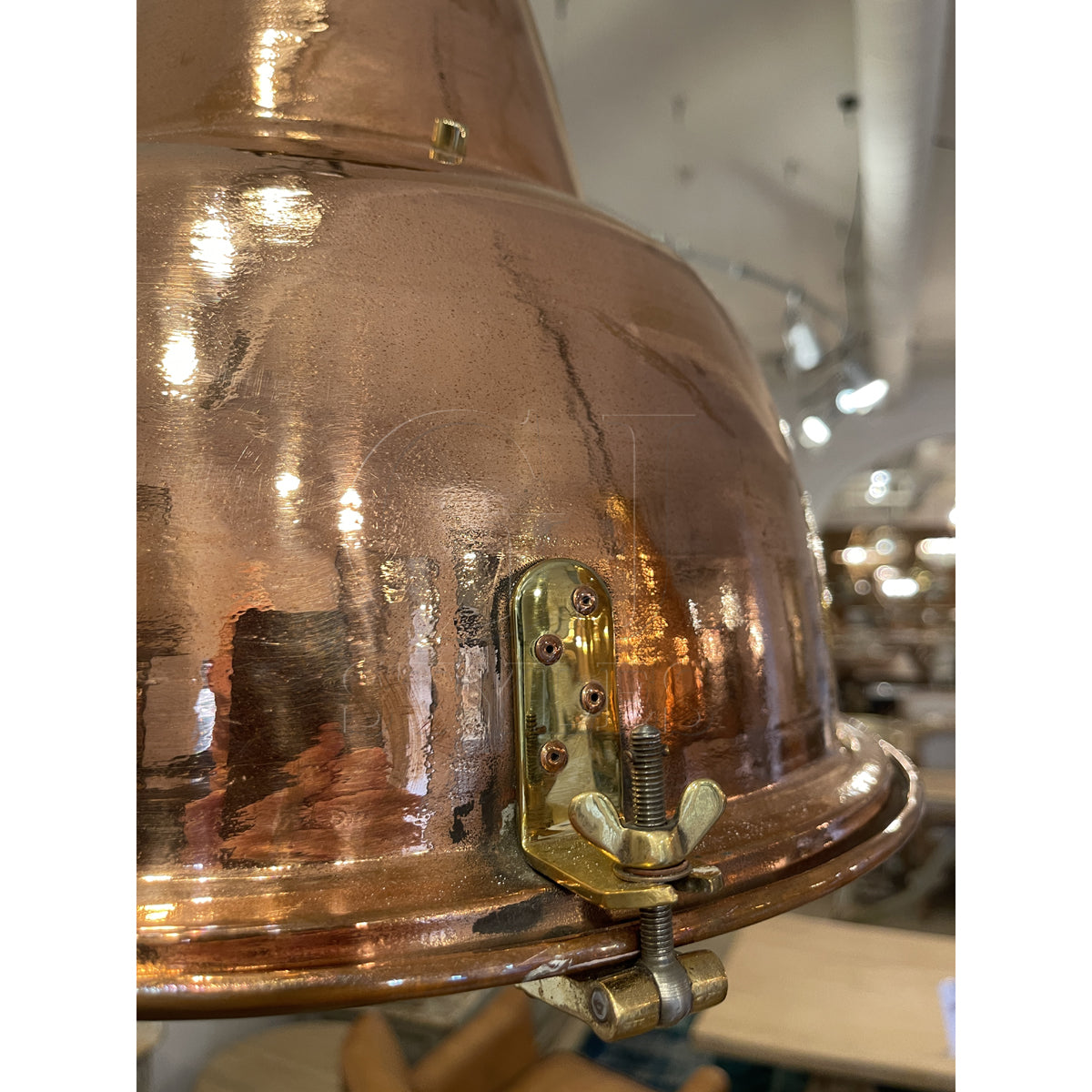 Copper Hanging Light