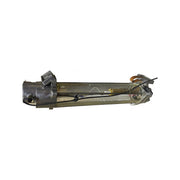 Small salvaged heavy duty German industrial tube light with metal housing