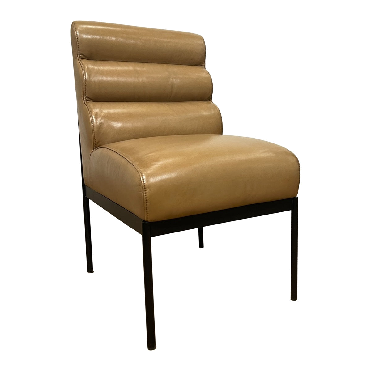 Milano Chair in Camel Leather