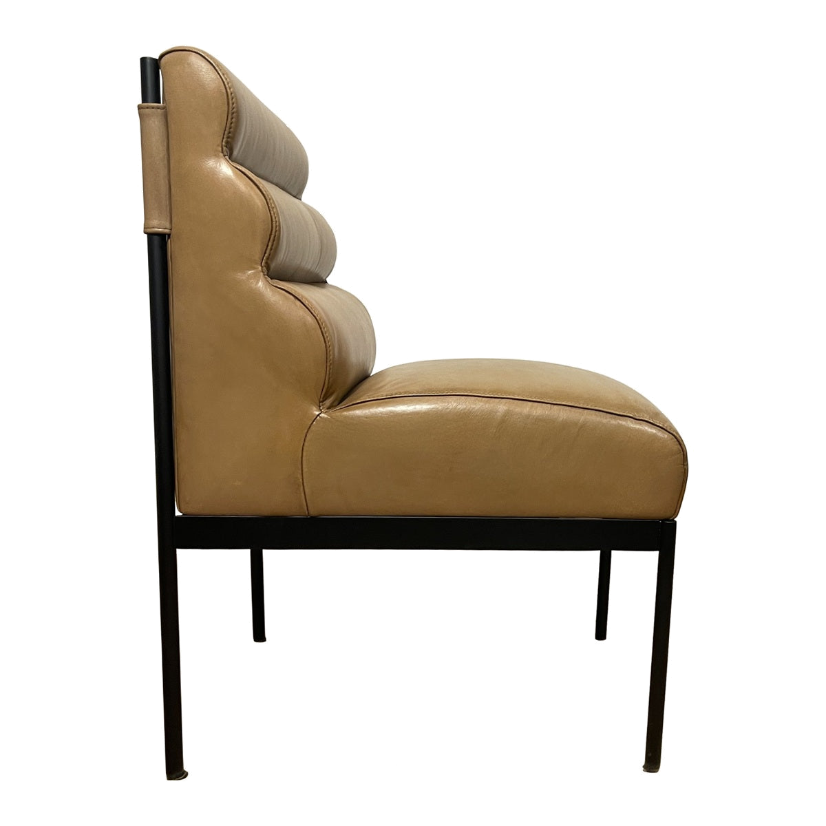 Milano Chair in Camel Leather