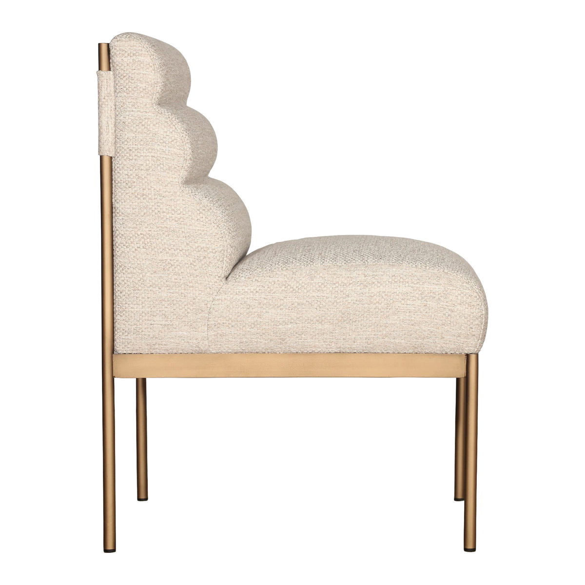 Milano Chair in Cream/Old Gold