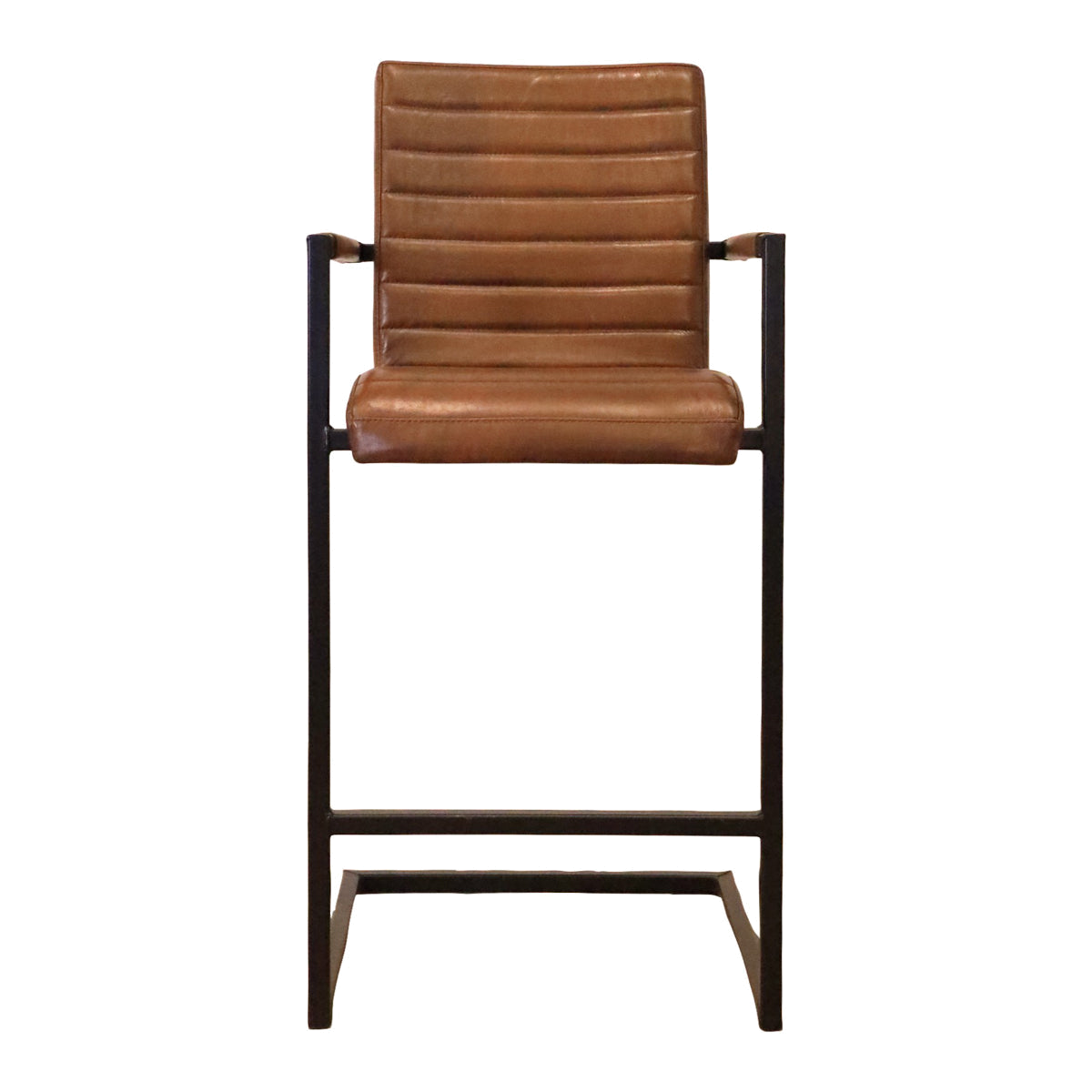Sabina Barstool in Light Brown Leather