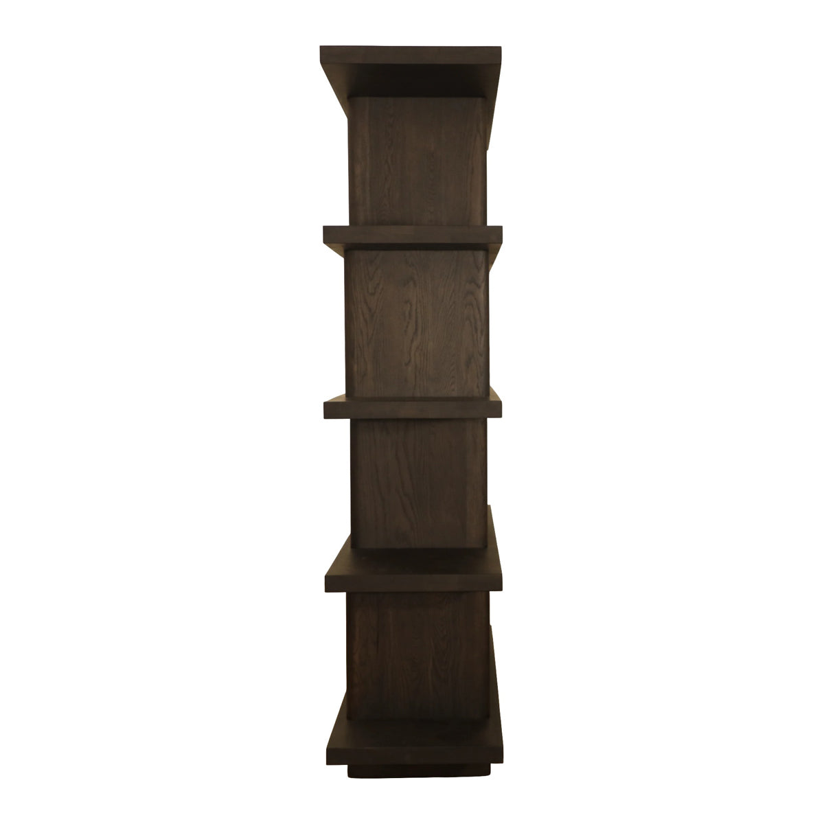 Valencia Bookcase in Black Oak