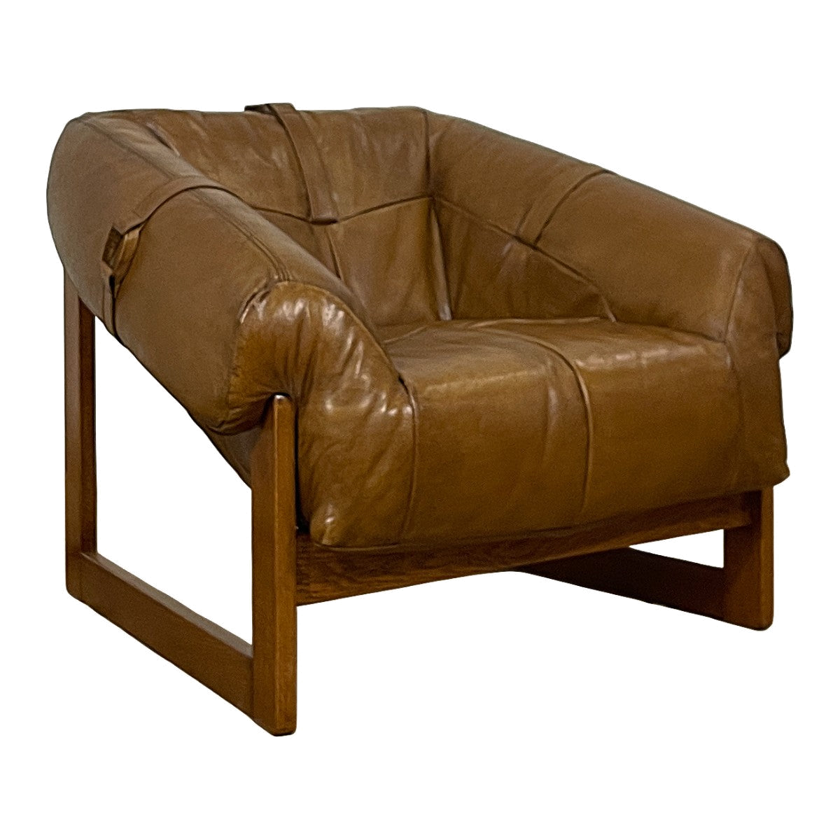 Bruce Armchair in Light Brown