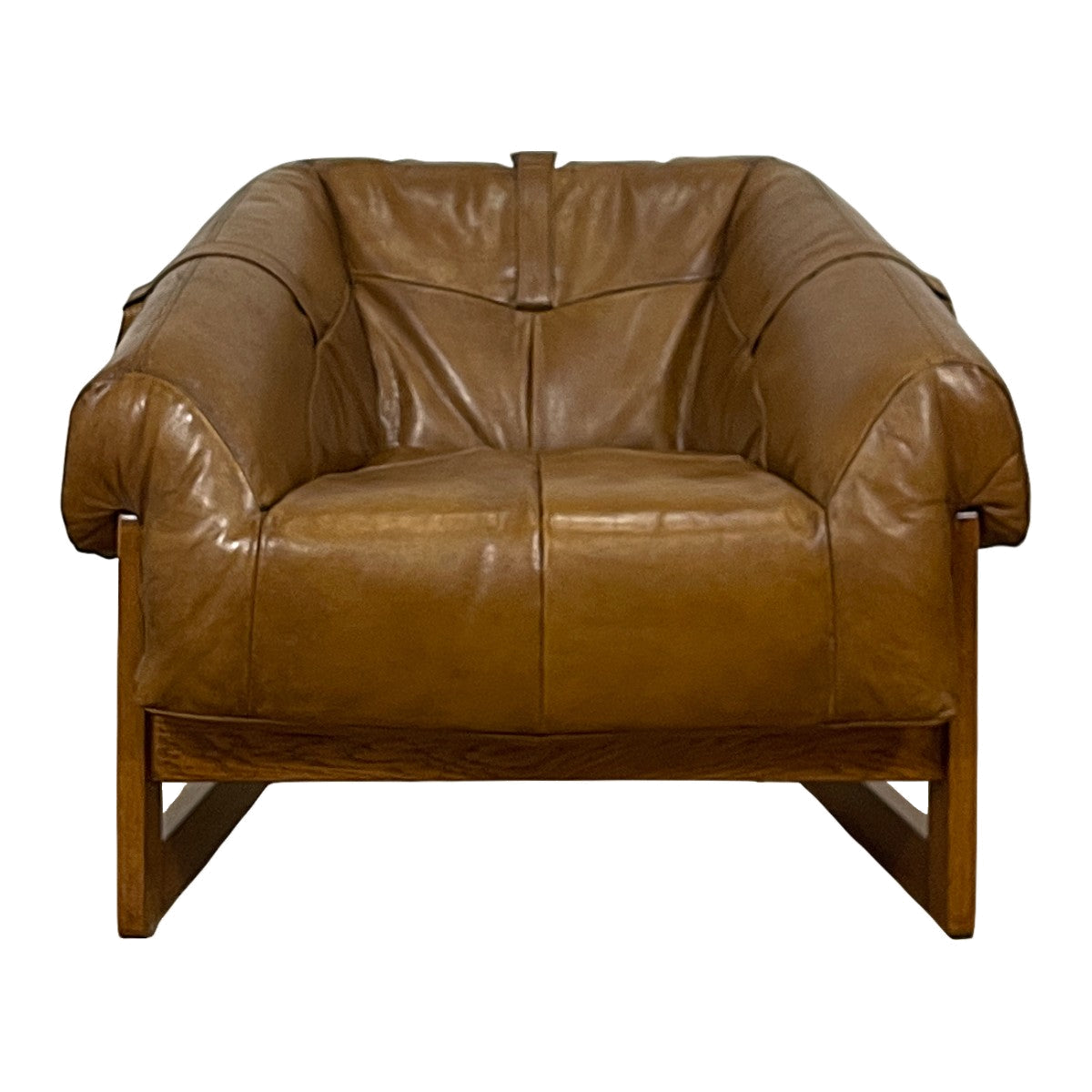 Bruce Armchair in Light Brown