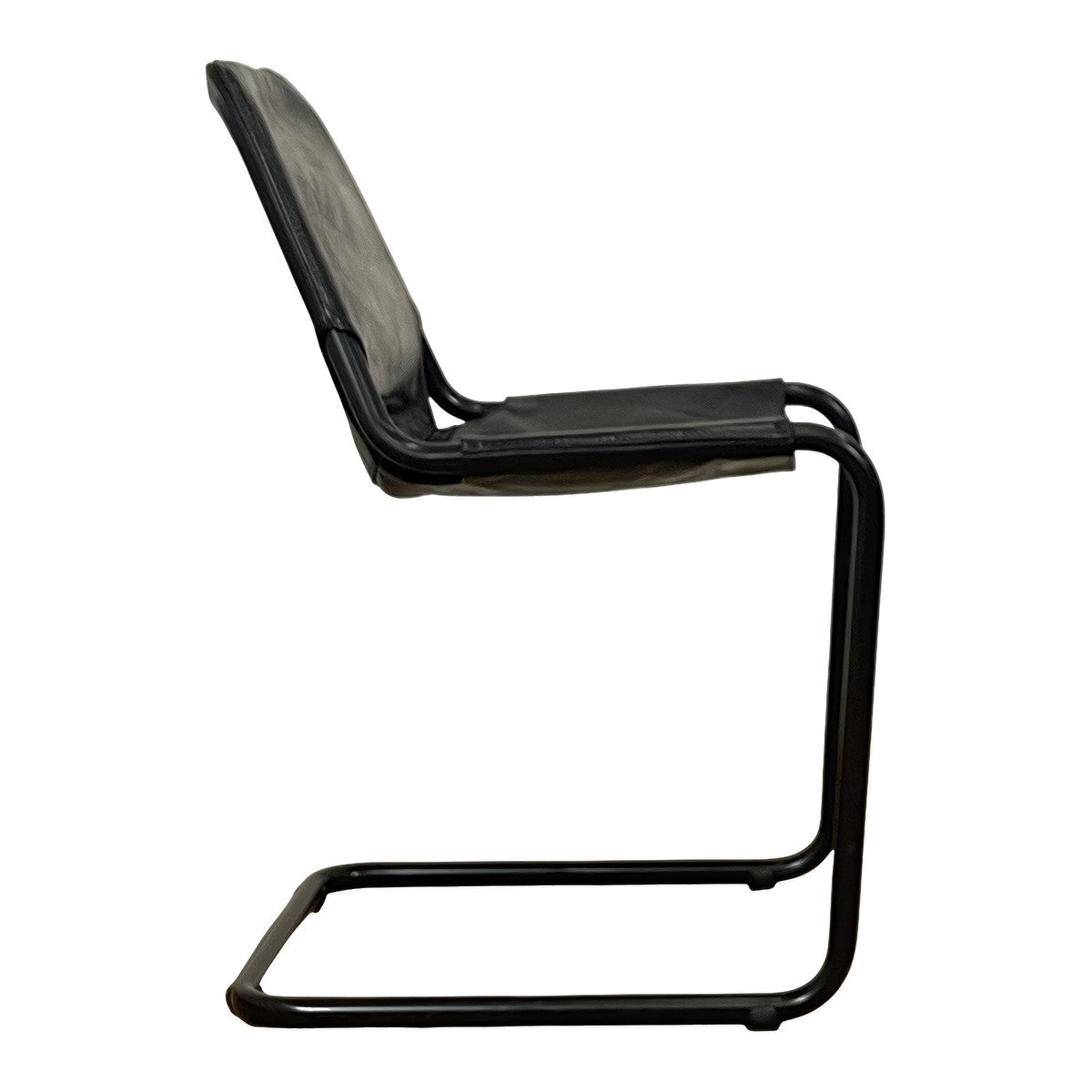 Tondo Chair in Black Leather