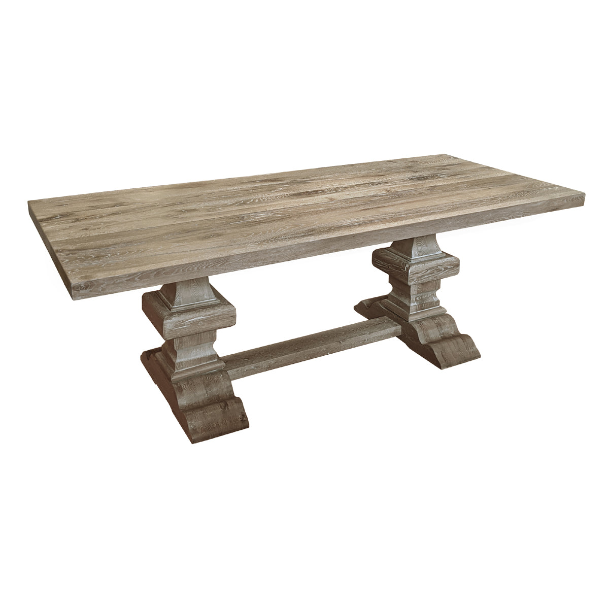 Paris Dining Table, Small in Rustic Oak