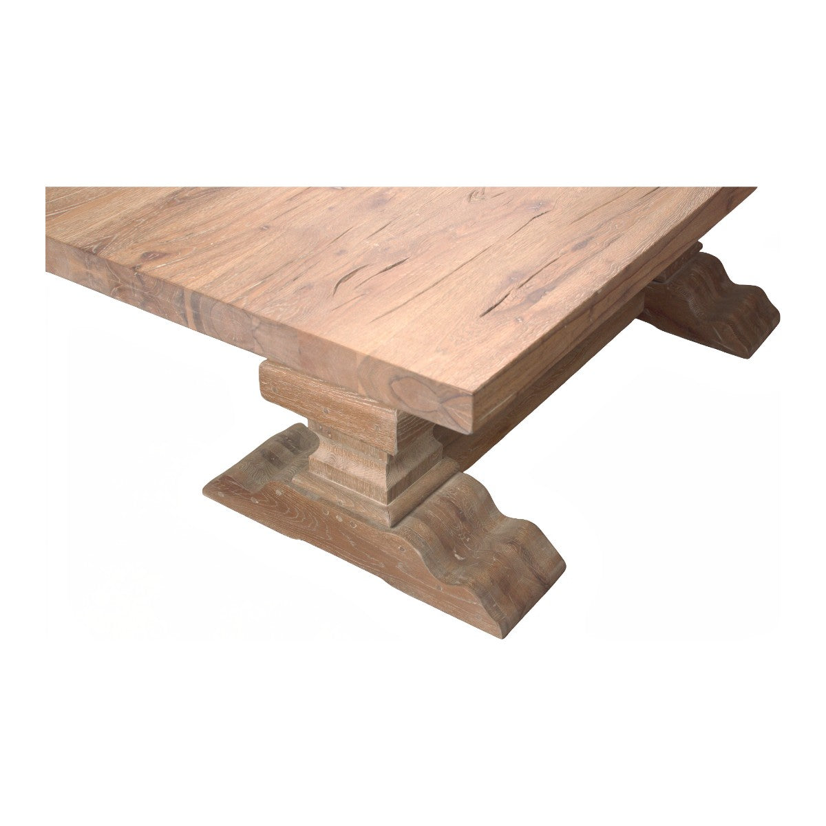 Paris Dining Table Small in Rustic Oak
