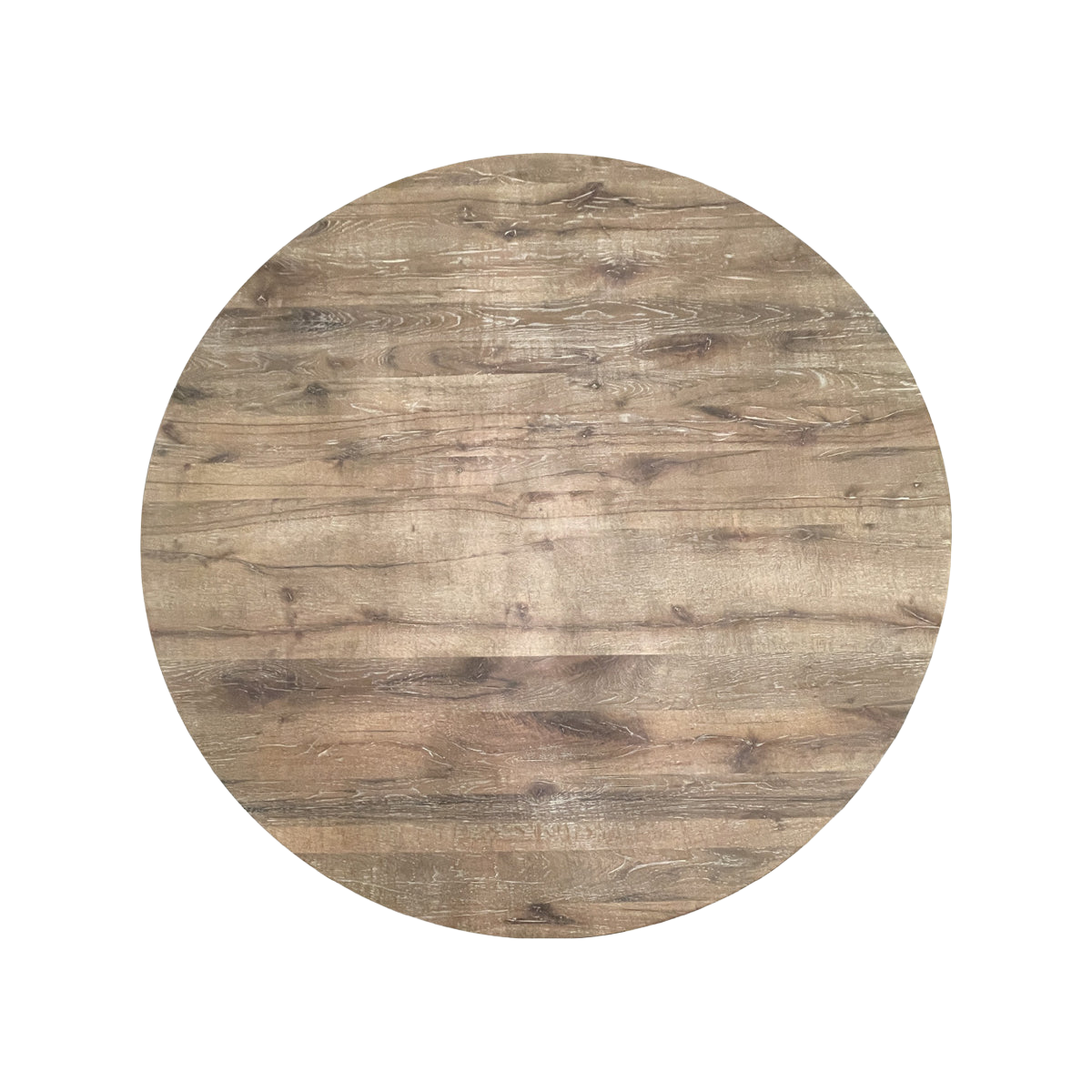 Paris Round D/T Large Rustic Oak