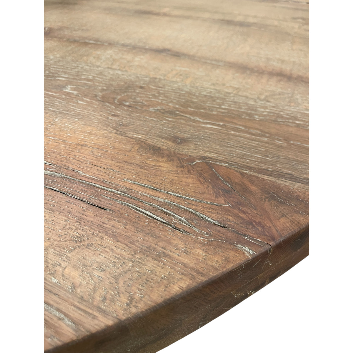 Paris Round Dining Table, Large in Rustic Oak
