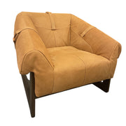 Bruce Club Chair in Sierra Cognac Suede