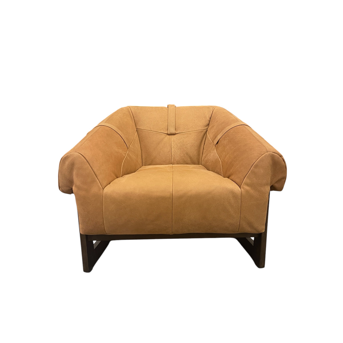 Bruce Club Chair in Sierra Cognac Suede
