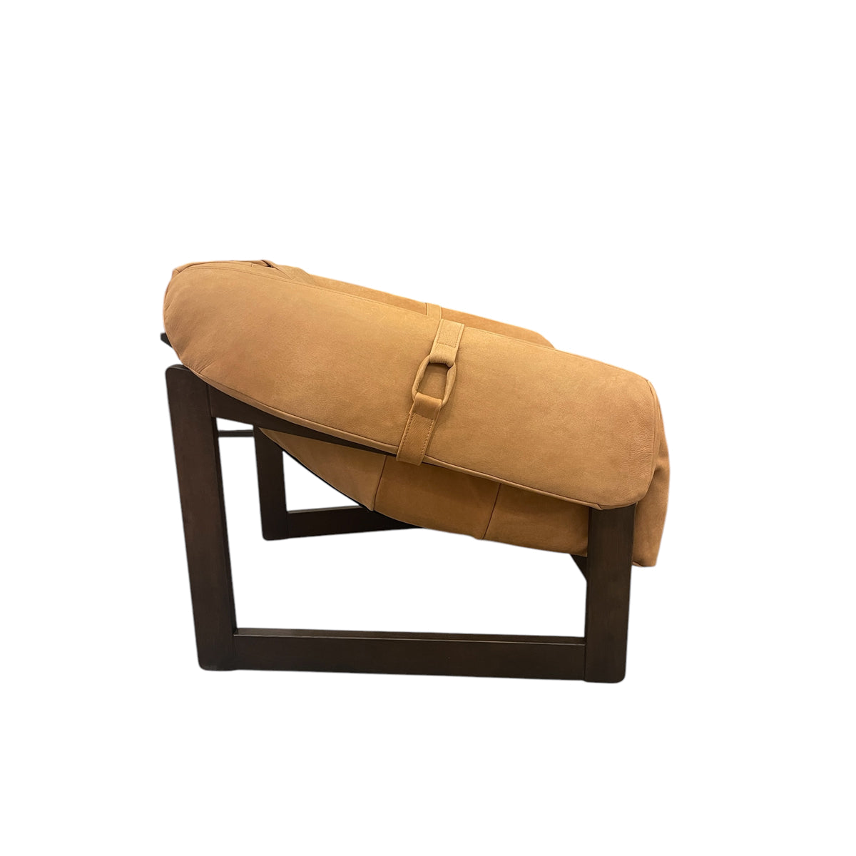 Bruce Club Chair in Sierra Cognac Suade