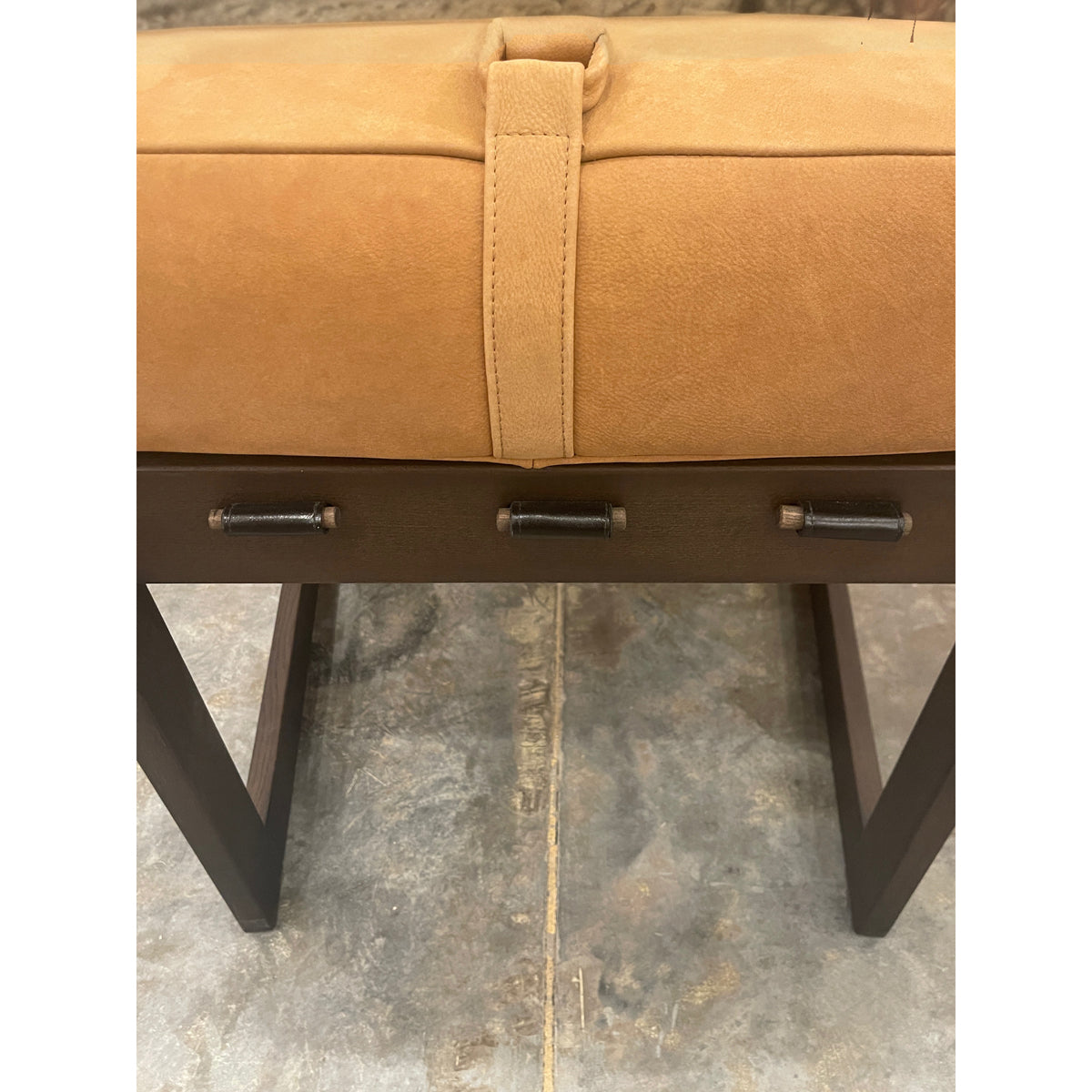 Bruce Club Chair in Sierra Cognac Suede
