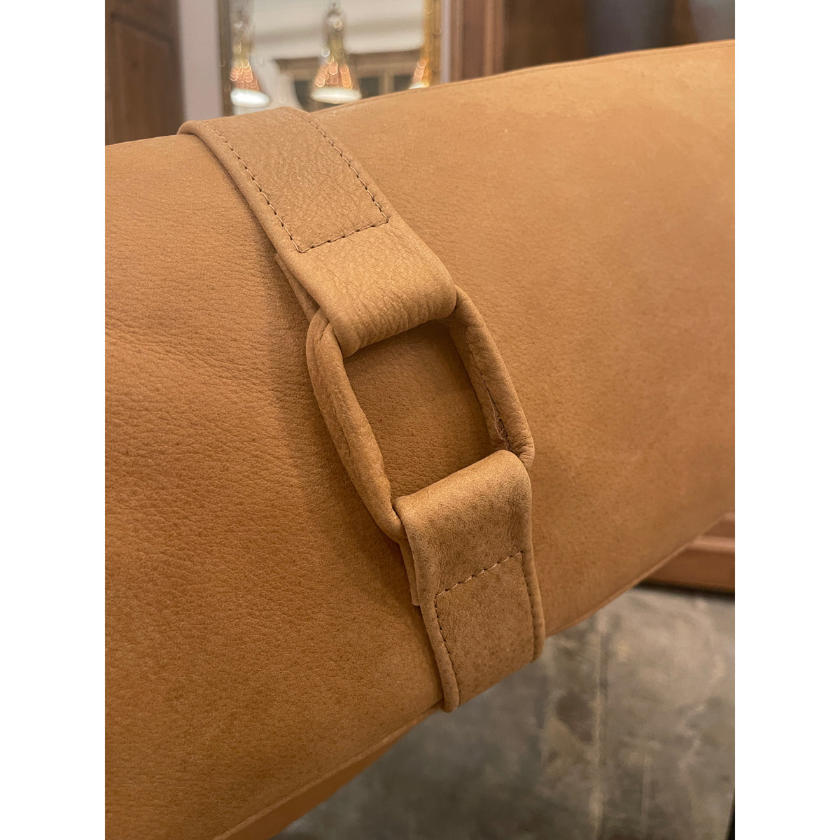 Bruce Club Chair in Sierra Cognac Suede