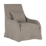 Akili Lounge Chair Belgium Linen