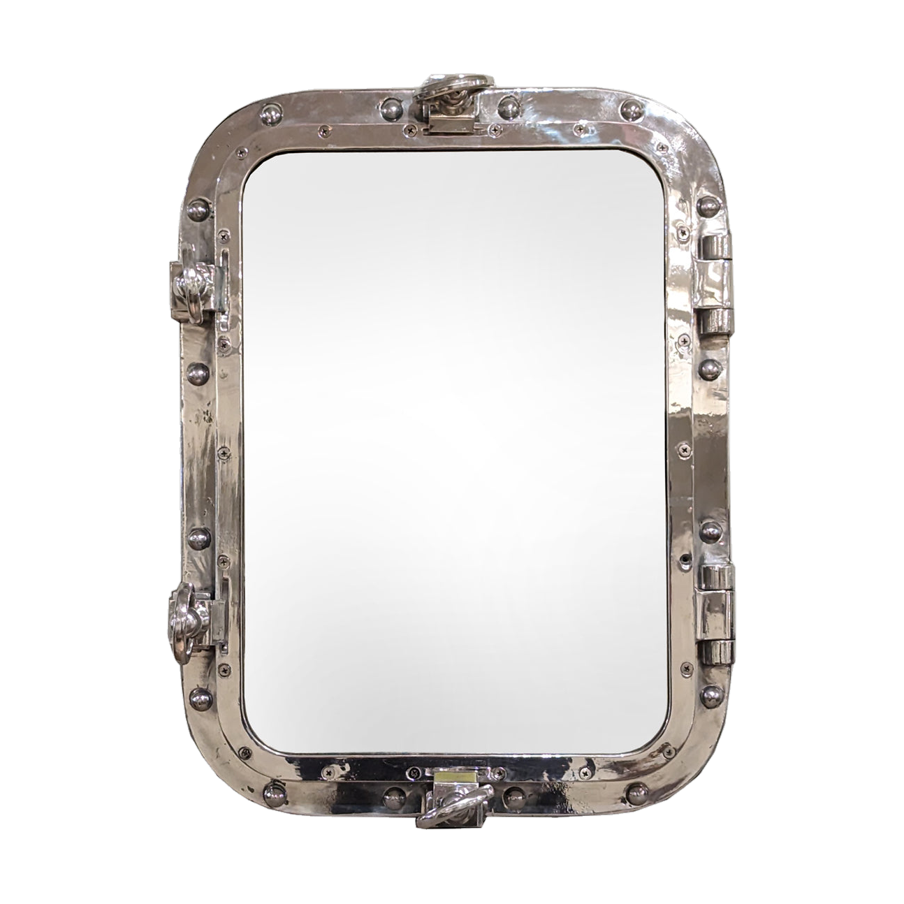 Aluminum Opening Porthole Mirror- 4 Key