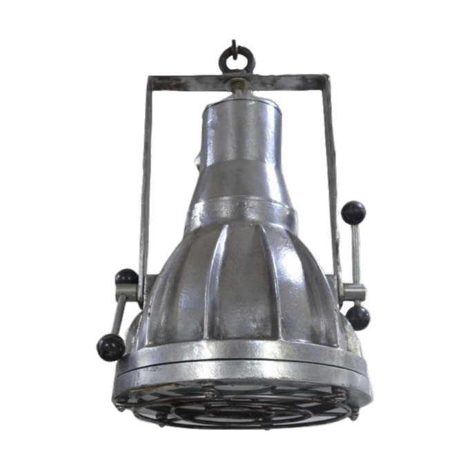 Aluminum Ribbed Light w/ Cage (No.17)