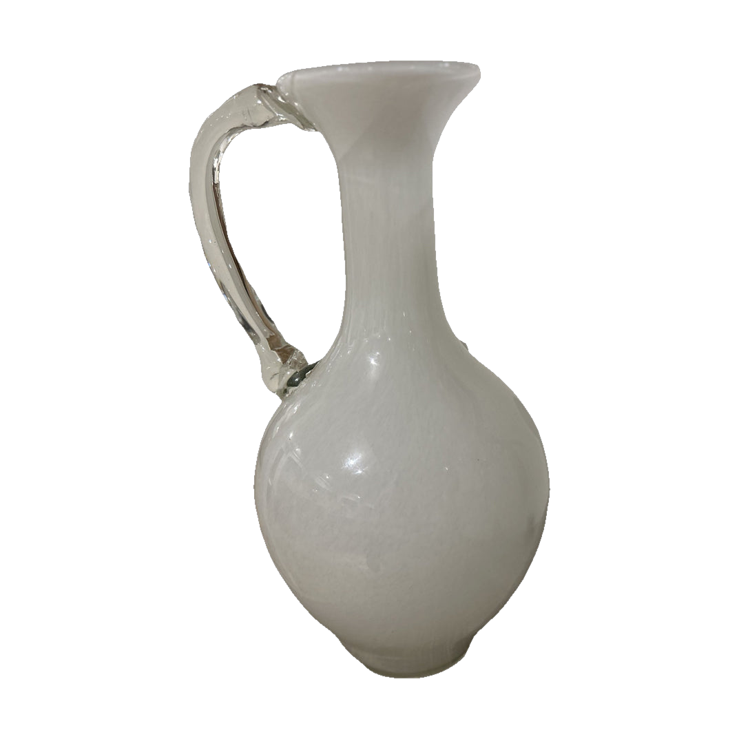 Amy Powder Glass Vase w/ Long Neck
