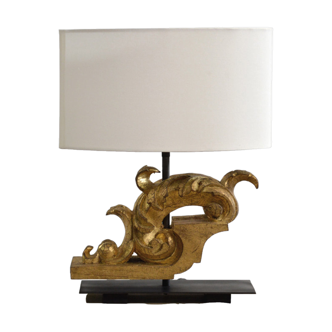Avallon Lamp with White Shade