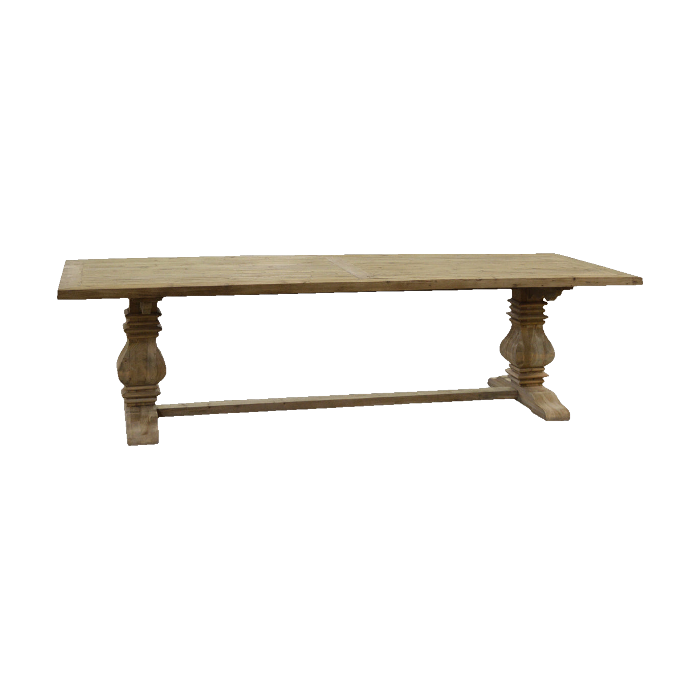 Balluster Leg Dining Table in Natural