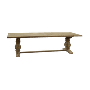 Balluster Leg Dining Table in Natural