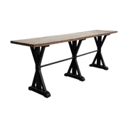 Bar Height Table in Distressed Elm