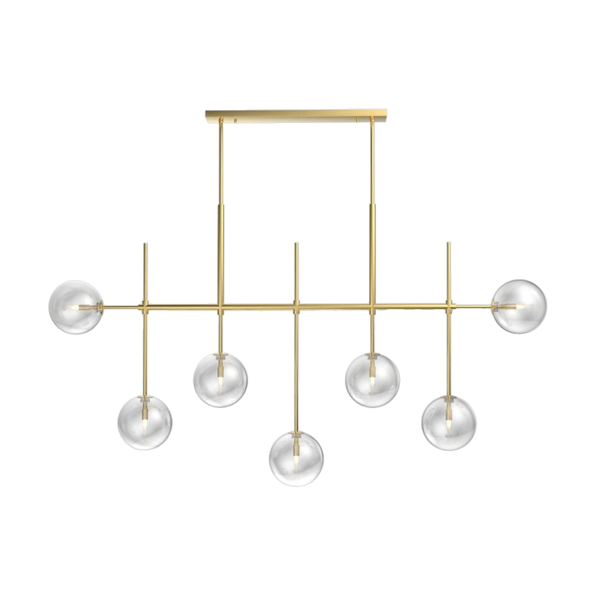 Beech Grove Chandelier in Brass