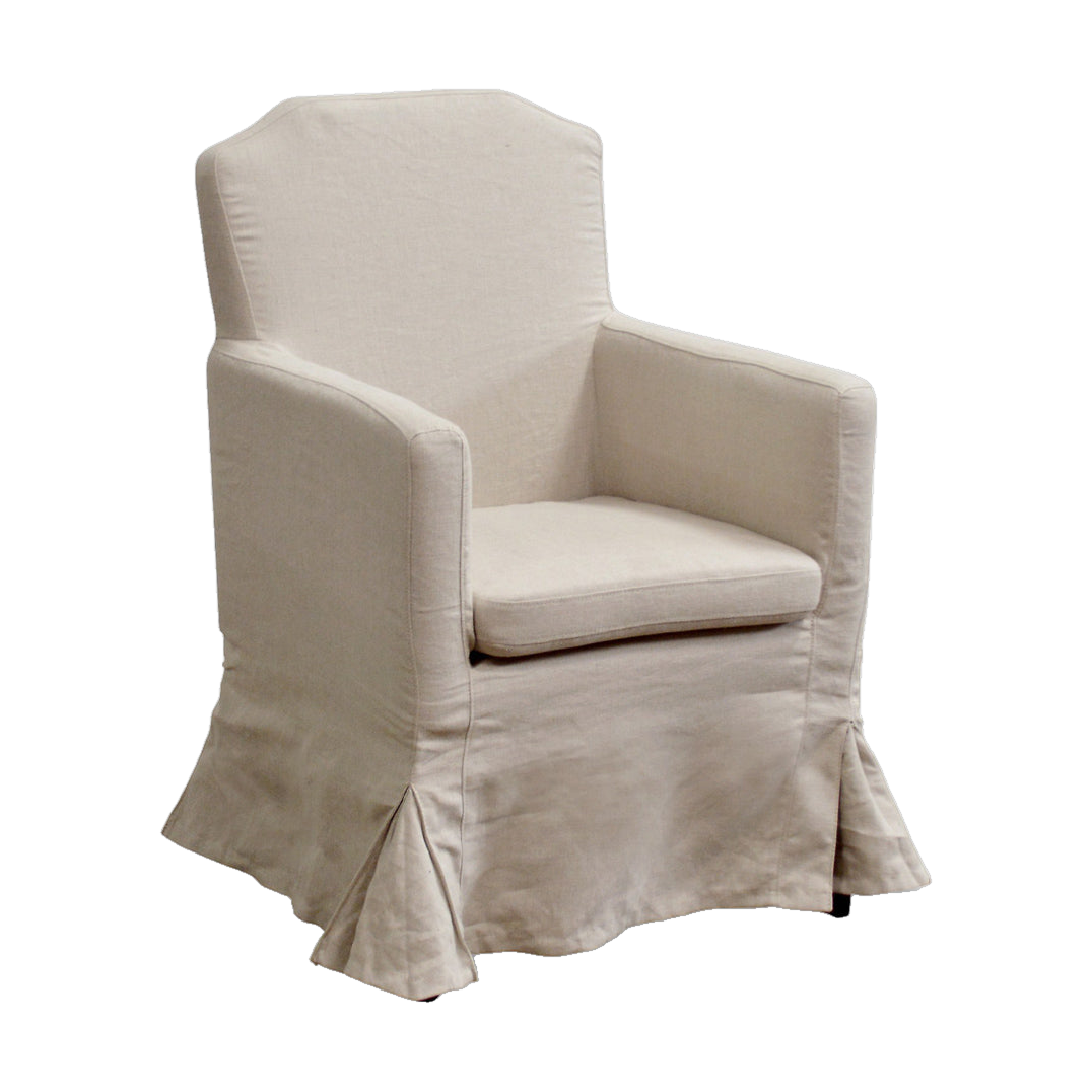 Birchwood Head Chair Linen Slipcover