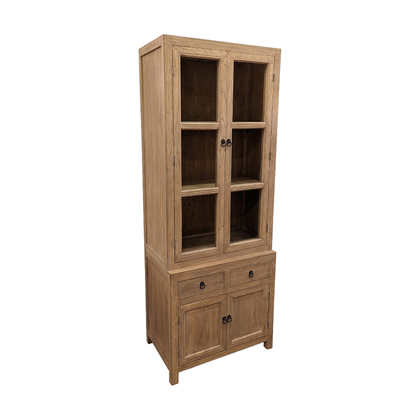 Bleached Elm Cabinet 4 Dr/2drwr