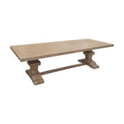 Bleached Old Elm Dining Table Large