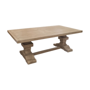 Bleached Old Elm Dining Table Small