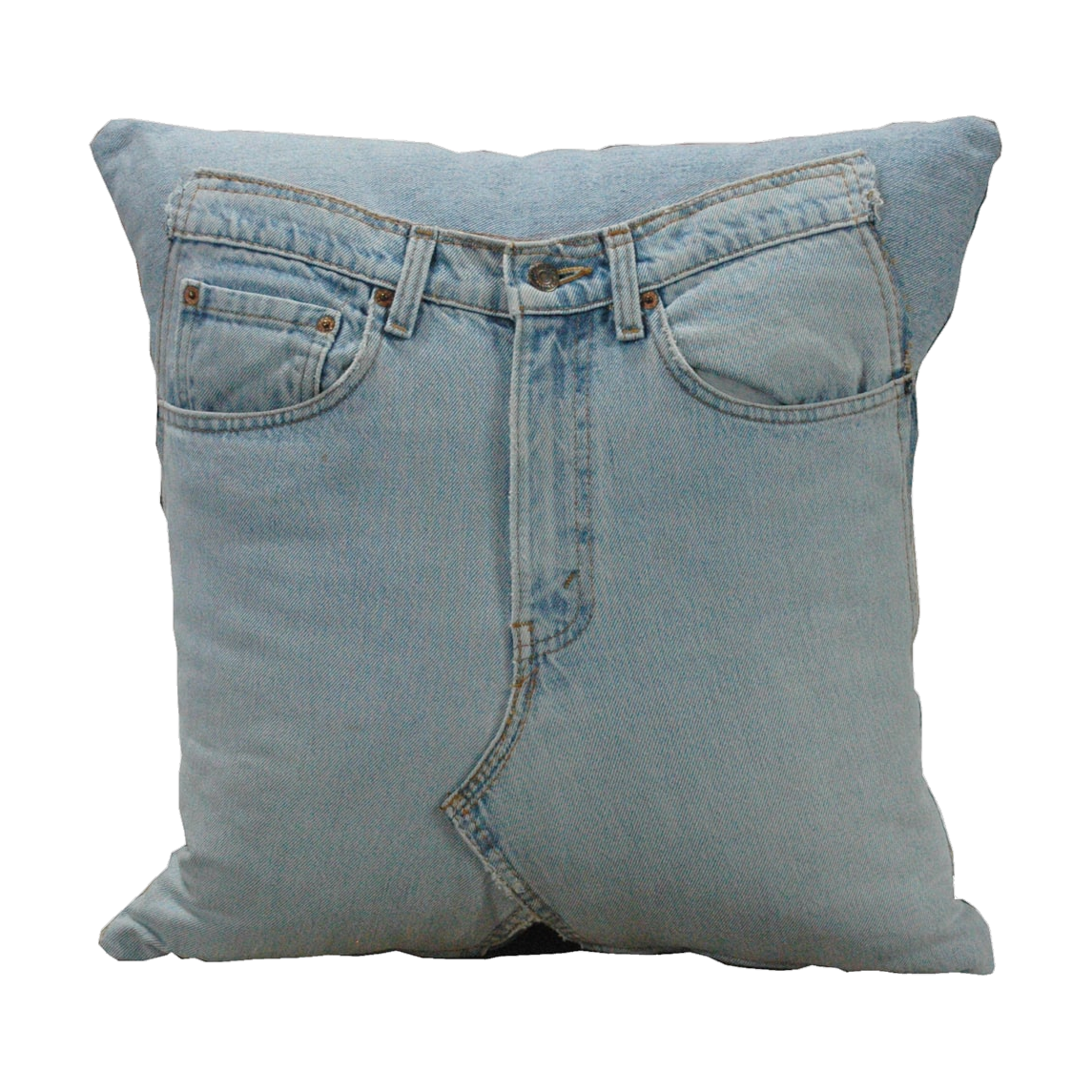 Blue Jeans Throw Pillow