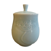 Blue Porcelain Small Pot with Top
