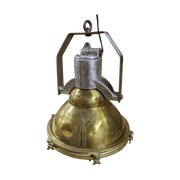 Brass & Aluminum Medium Hanging Light