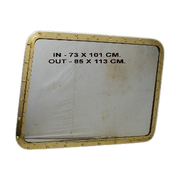 Brass Fixed Porthole Mirror