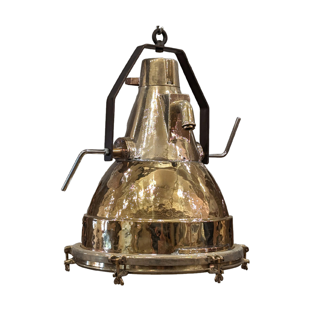 Brass Hanging Light Large