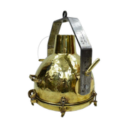 Brass Hanging Light w/Iron Bracket (#29)