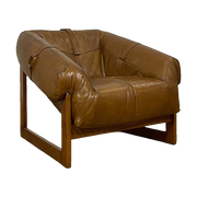 Bruce Armchair in Light Brown