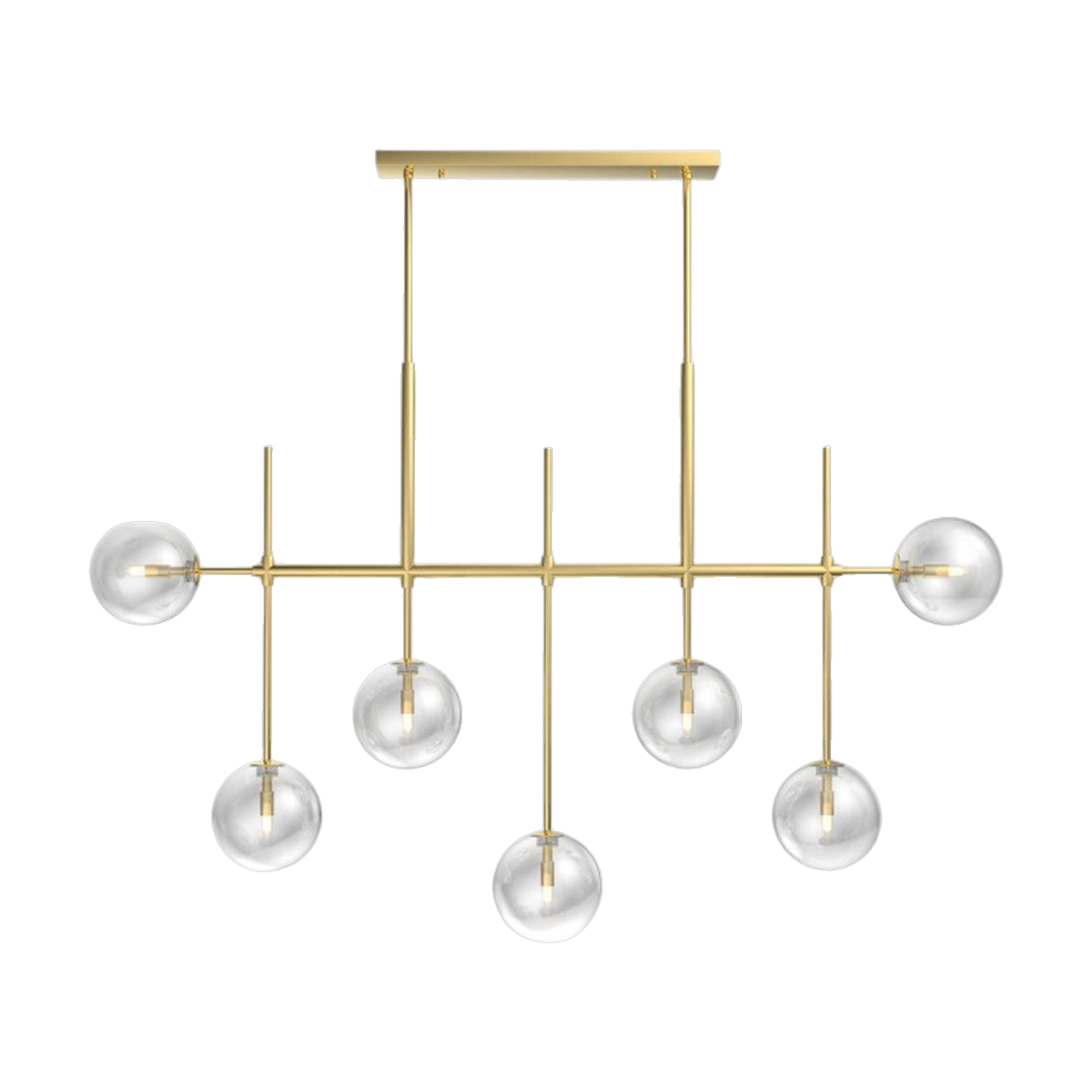 Brunel Chandelier in Brass