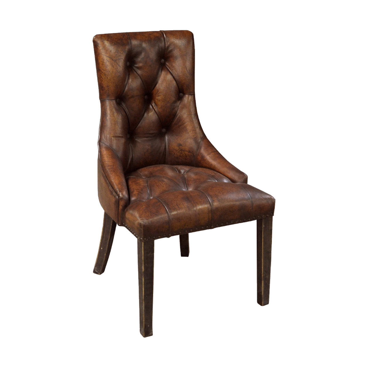 Burton Side Chair Vintage Dark Brown