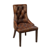 Burton Side Chair Vintage Dark Brown