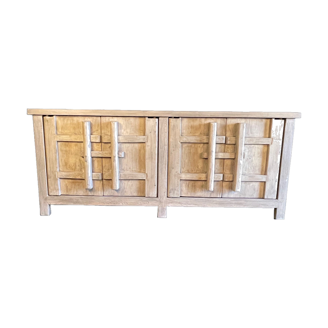 Cabinet with Heavy Wooden Bolt