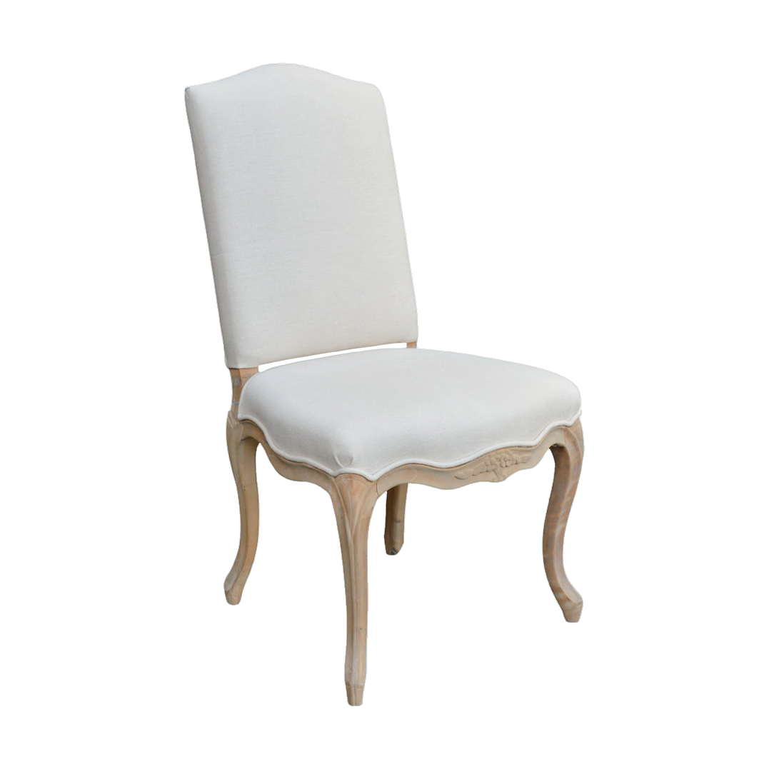 Cathy Dining Chair Distressed Pine/Linen