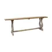 Console Table with Rustic Pine Top